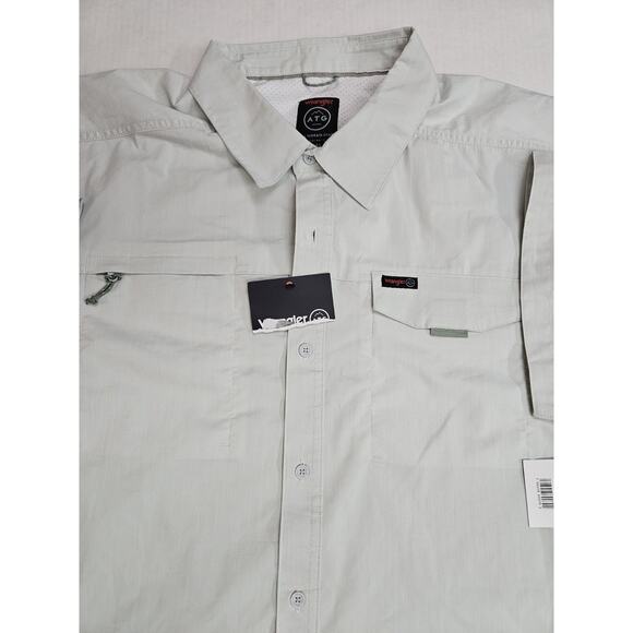 Wrangler ATG Shirt Men's 2XL Short Sleeve Moisture Wicking Venting Outdoor NEW - Picture 6 of 9